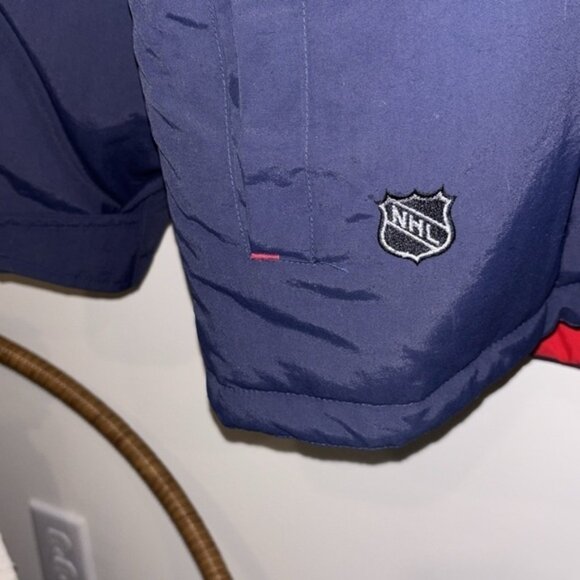 Vintage CCM Columbus Blue Jackets Winter Coat Jacket - Picture 2 of 13
